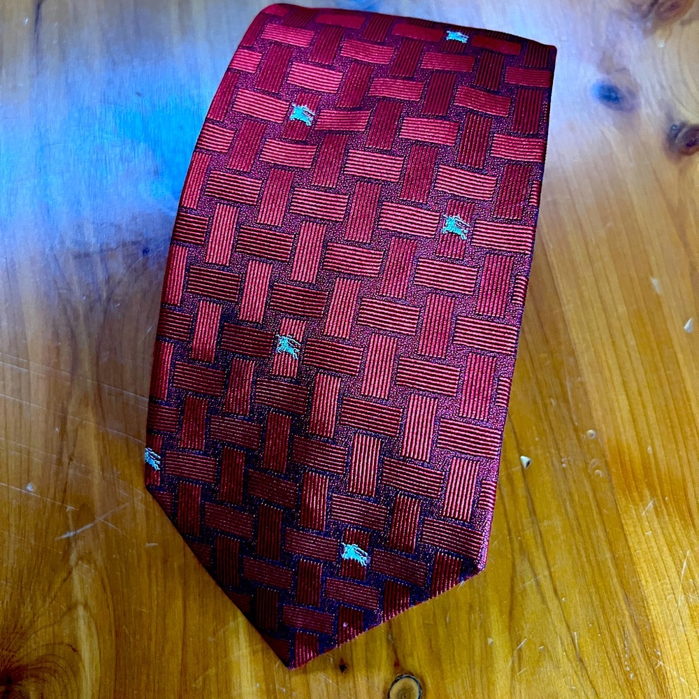 Burberry Red Classic Tie